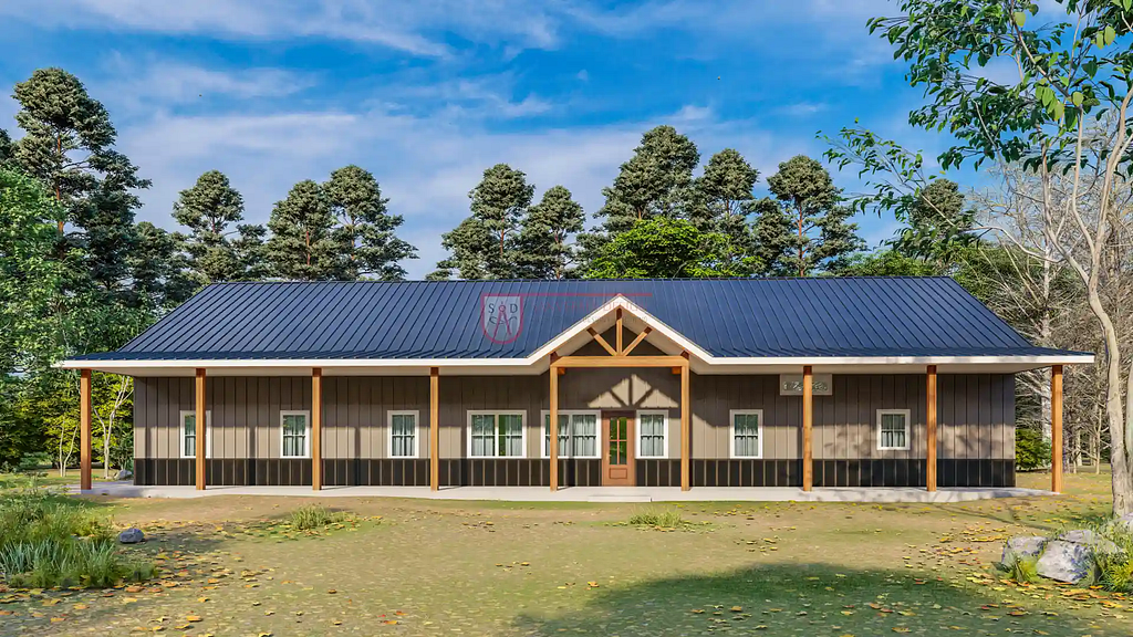 Luxurious Barndominium With Master Suite 4 Bedrooms And 5 Car Garage 