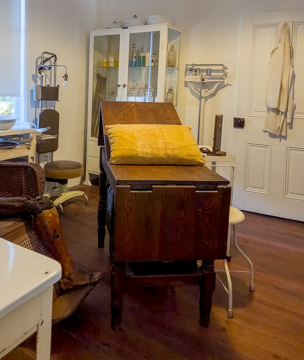 Dr. David Hall’s medical office. Recreated by Lewes Historical Society
