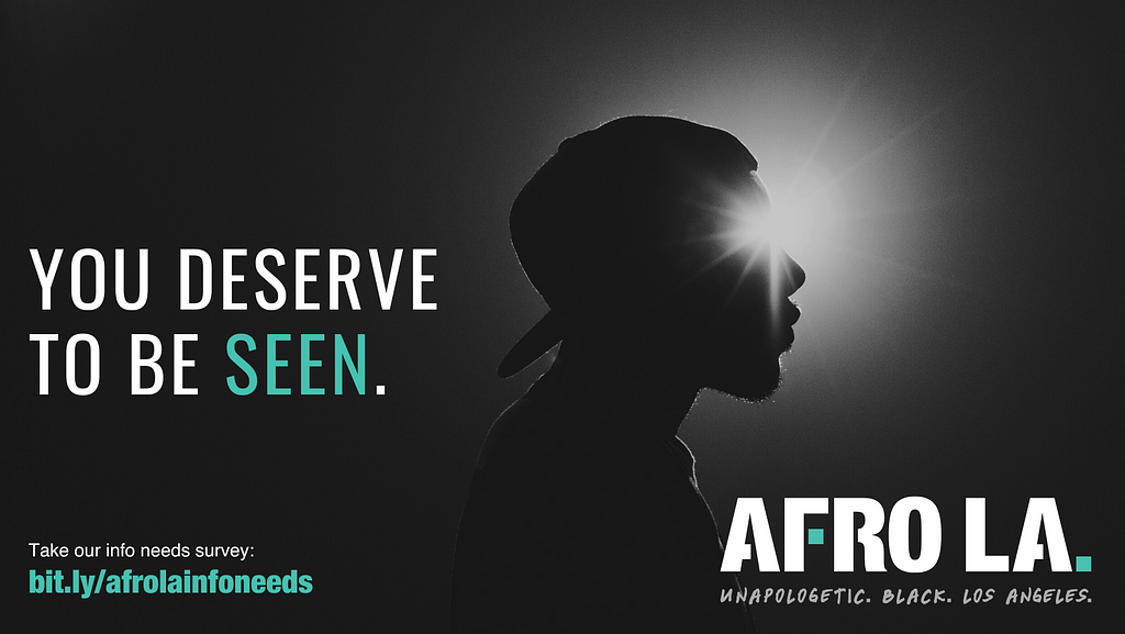 Black and white image of the silhouette of a man in a backward ball cap with light shining into his eyes with the text: YOU DESERVE TO BE SEEN.