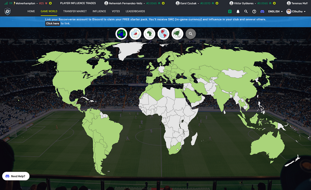 90+ Countries, 3500+ Clubs, 110,000+ Players