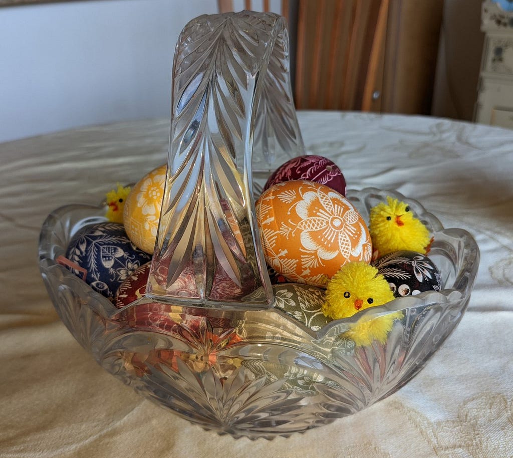 Traditional blown and decorated Czech Spring/Easter Eggs (photo © April Orcutt)