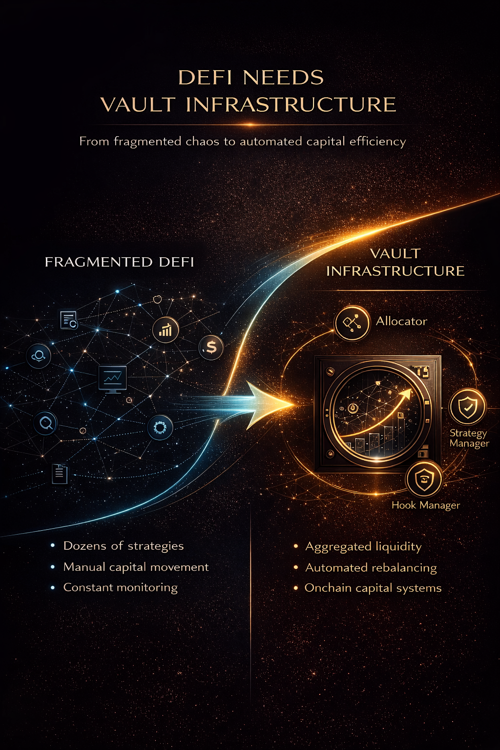 The Shift From Manual DeFi to Vault Infrastructure