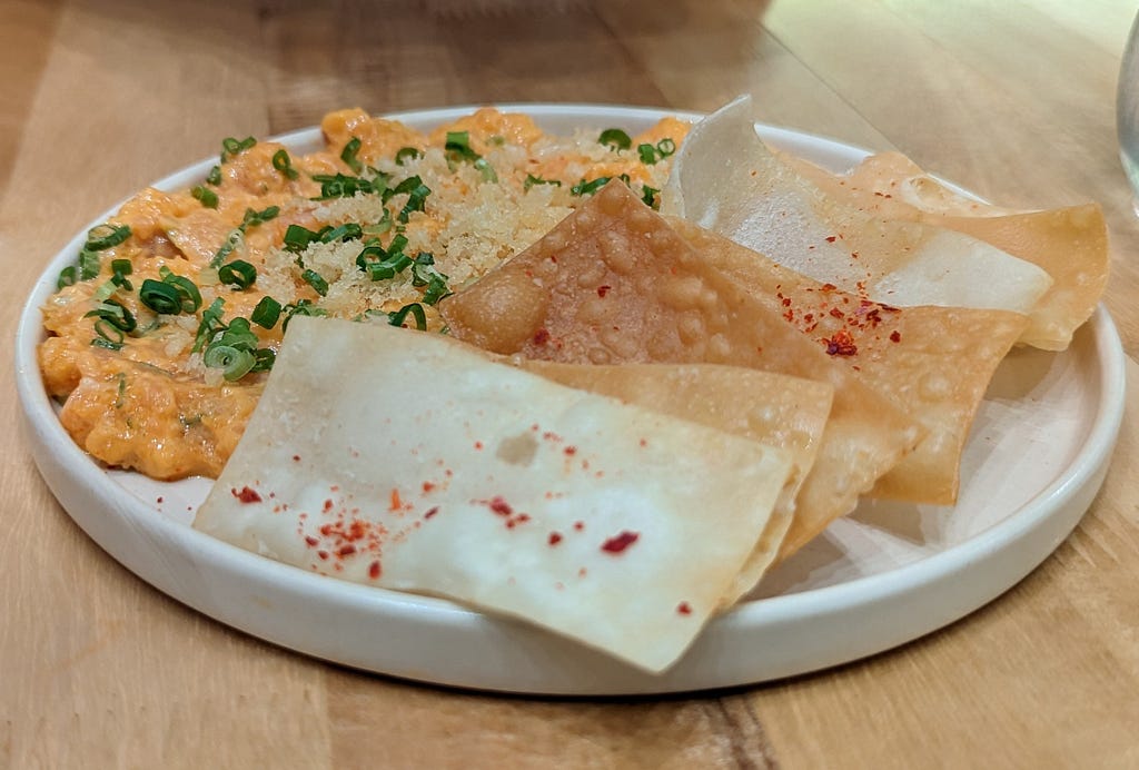 Kodawari’s Spicy Salmon Chips and Tartare