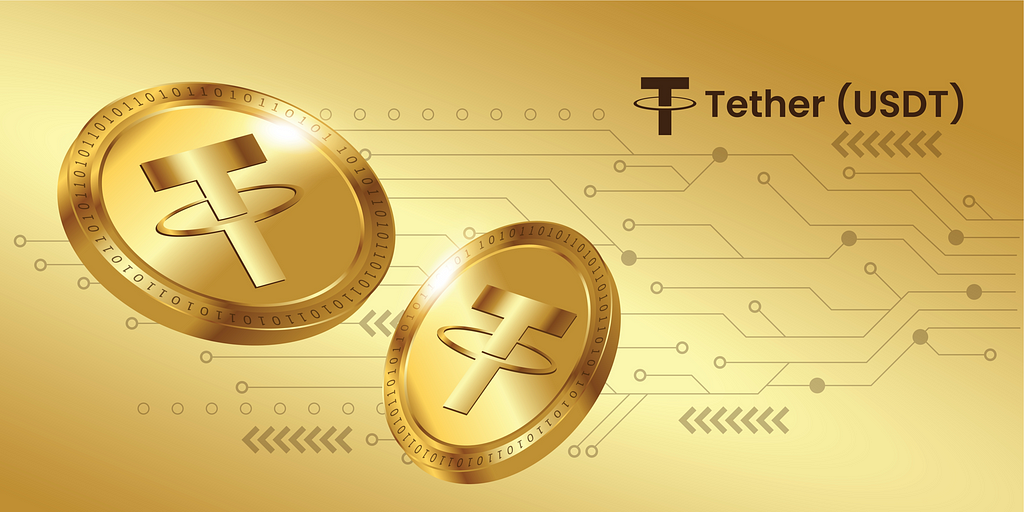 Golden design of the modern blockchain-based cryptocurrency — Tether USDT