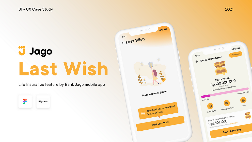 UX Case Study Jago Last Wish