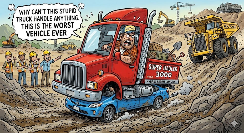 A Semi-Truck on a Sedan Frame: Why Treating JavaScript Like Java Complicated the Web