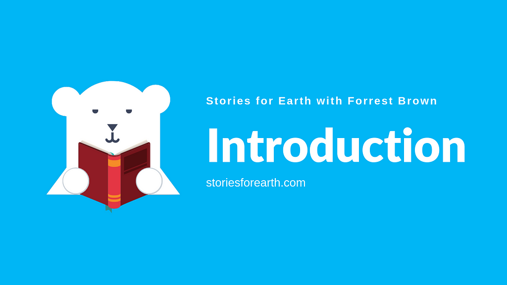 Banner image that reads “introduction” next to a polar bear reading a book.