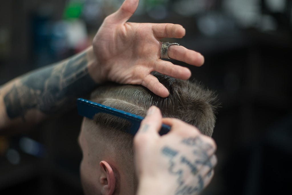 Barber shop in Bangkok