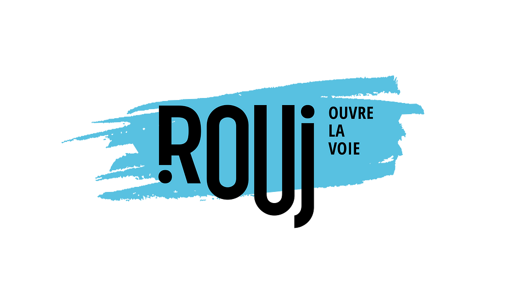 Logo de la marque ROUj, ouvre la voie