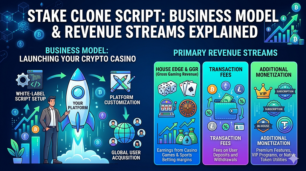 Stake Clone Script: Business Model & Revenue Streams Explained