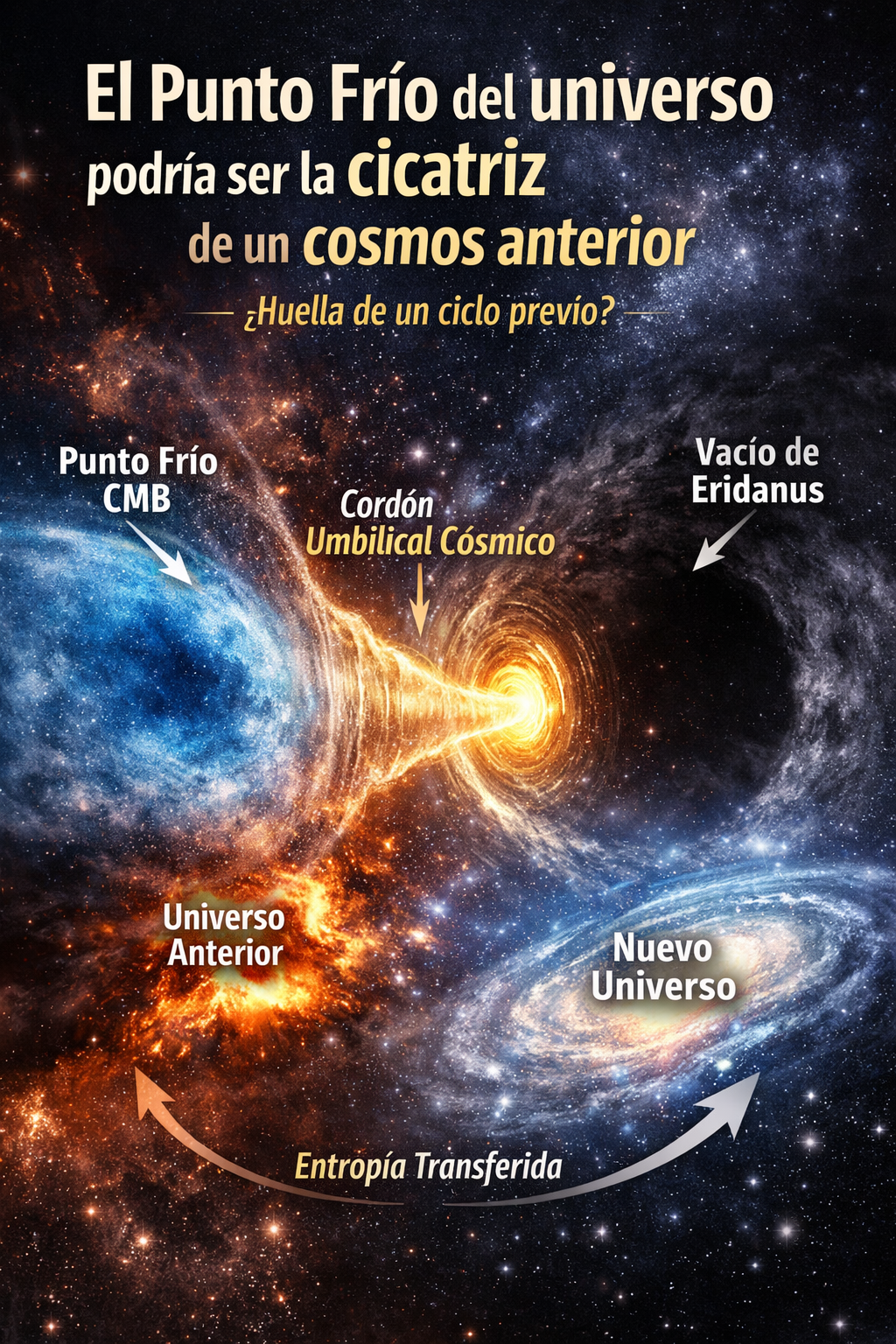 El Punto Frío del universo podría ser la cicatriz de un cosmos anterio El Punto Frío del universo podría ser la cicatriz de un cosmos anterio