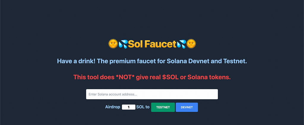 SolFaucet