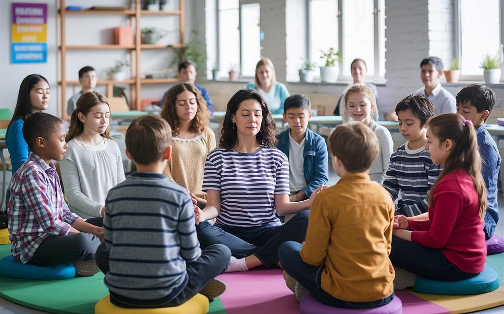 More Schools Use Meditation to Help Students