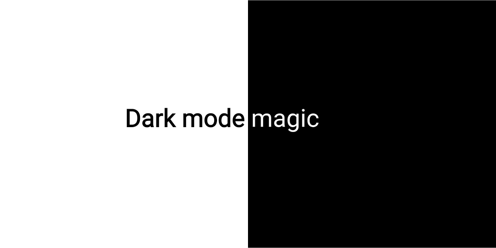 Dark Mode Magic plugin