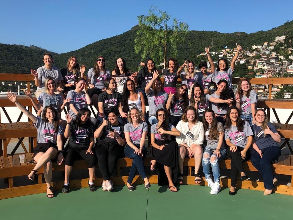 Our DevOps Girls Brazil group run by Thaissa Falbo, Jan 2020.