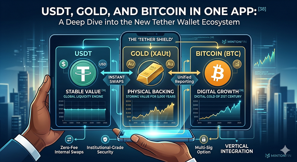 USDT, Gold, and Bitcoin in One App: An Overview of the New Tether Wallet Ecosystem