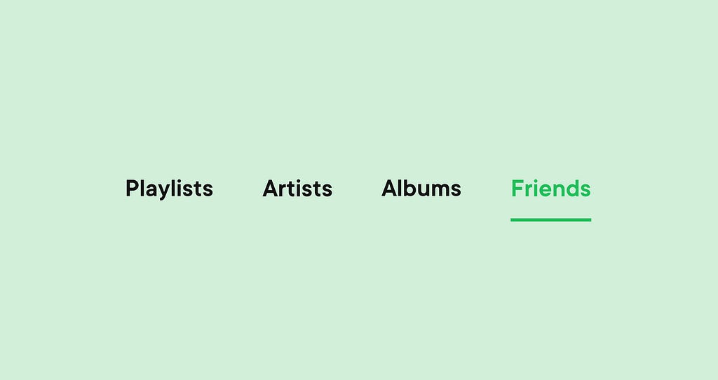 Incorporating Friends into Spotify’s Library tabs