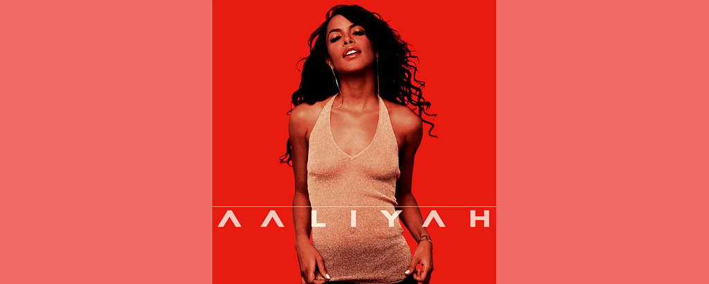 Aaliyah’s self-titled album cover.