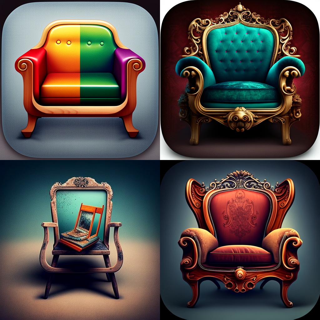 chair, app