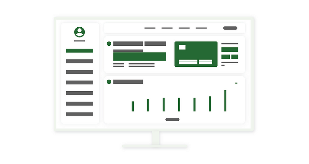 Mid-fidelity user interface mockup to help define the product concept