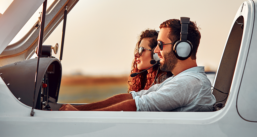 Photo of two pilots.