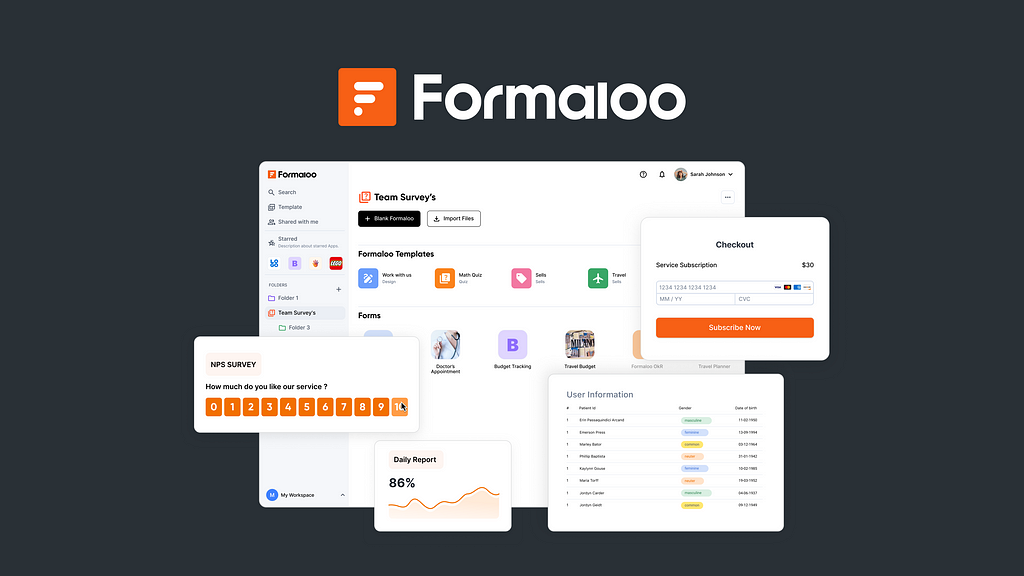 Formaloo: A great addition to Jotform