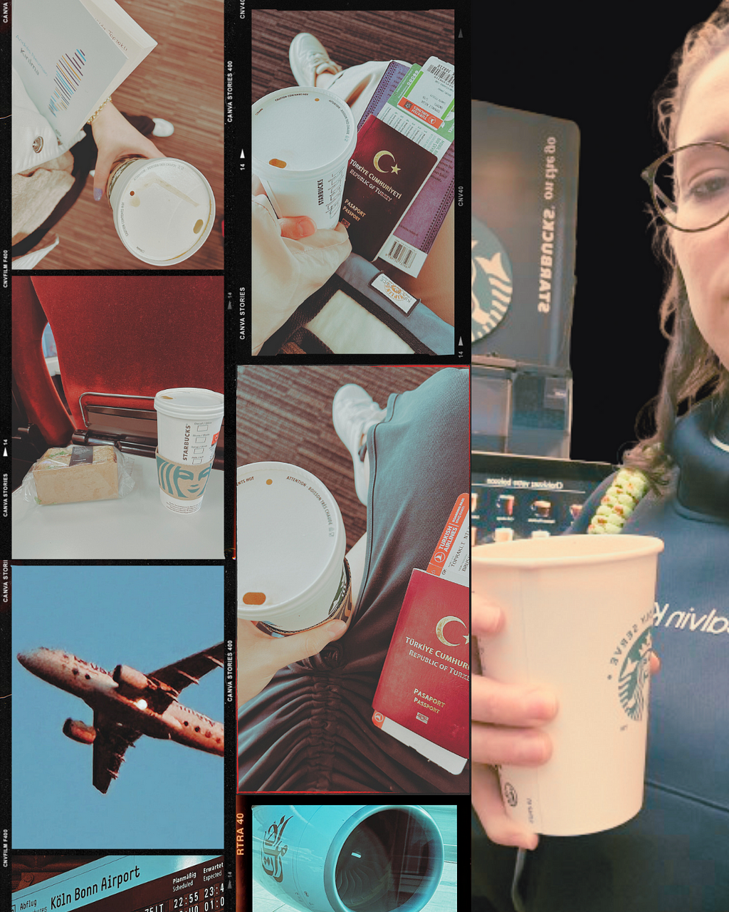 Starbucks coffee while travelling: from different airports and train stations