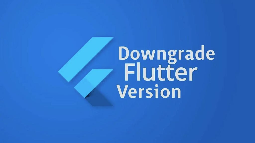 Flutter Versiyon Düşürme (Version Downgrade)
