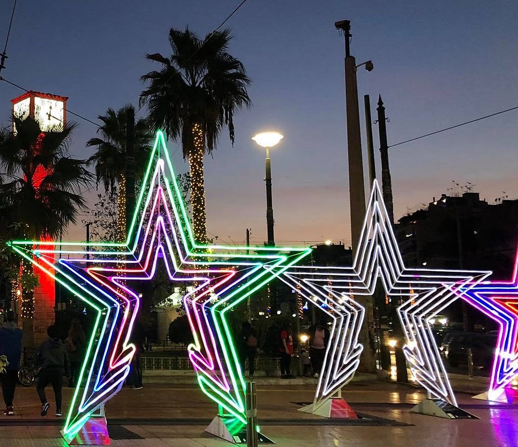 Play with the Stars at Pasalimani under The Clock of Piraeus