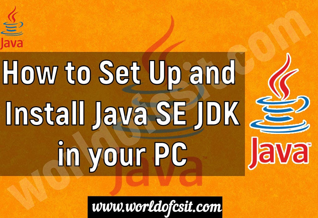 How to install java jdk on your pc