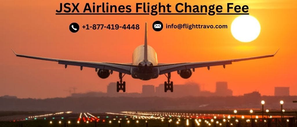 JSX Airlines Flight Change Fee