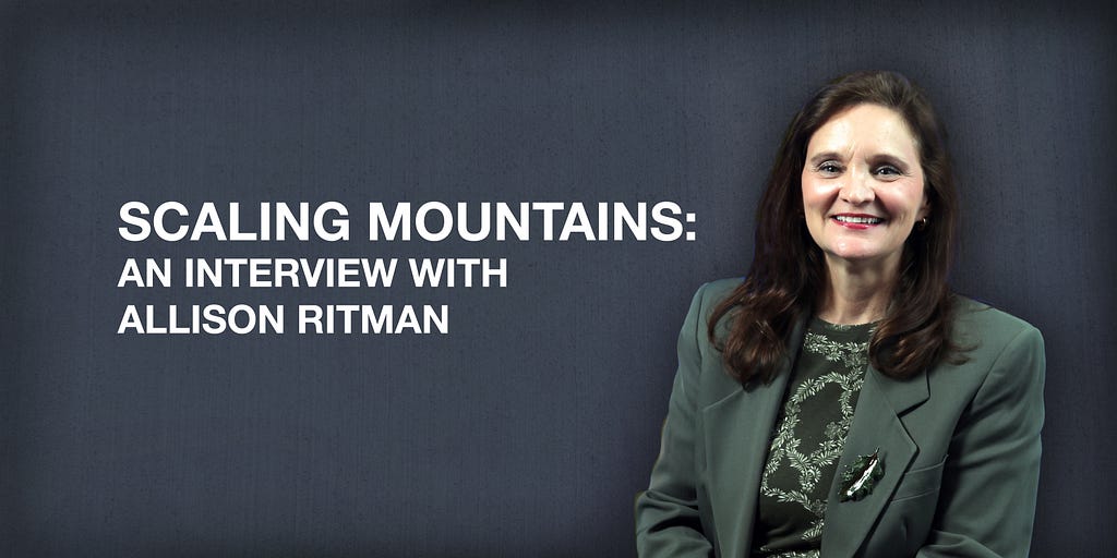 Scaling Mountains: an interview with Allison Ritman