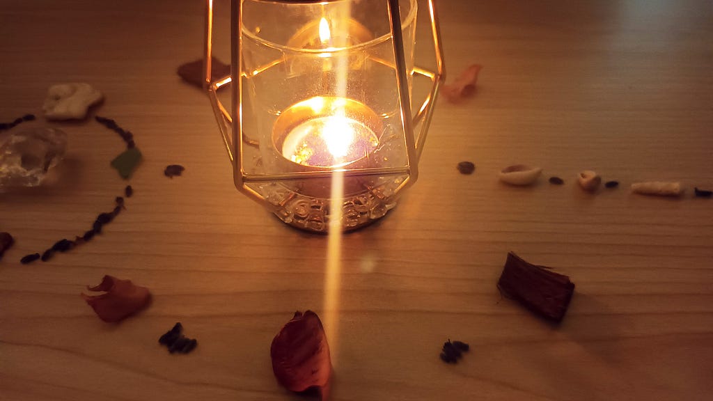 新月許願儀式 體驗活動 蠟燭引導許願