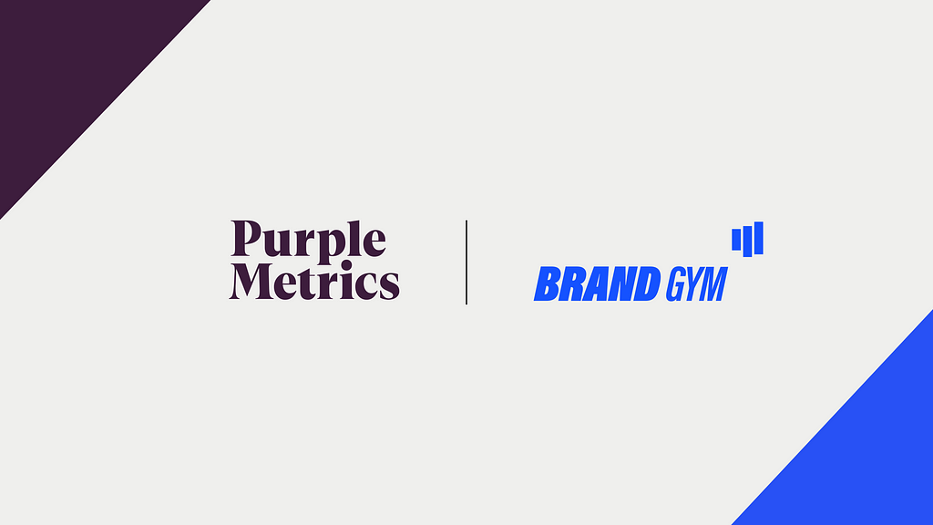 Logo Purple Metrics e Brand Gym