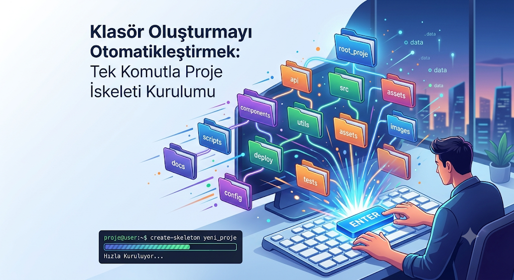 Klasör Oluşturmayı Otomatikleştirmek: Tek Komutla Proje İskeleti Kurulumu