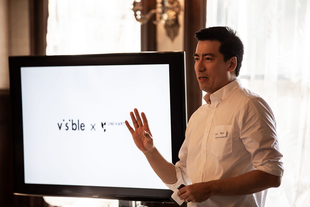 CEO Miguel Quiroga at Visible Connect summit 2019