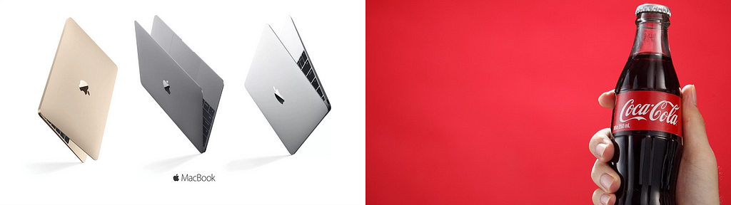 Apple Minimalist Design & Coco-Cola Red & Black Design