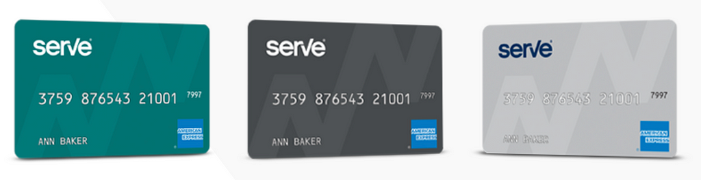American Express cards offered by Serve
