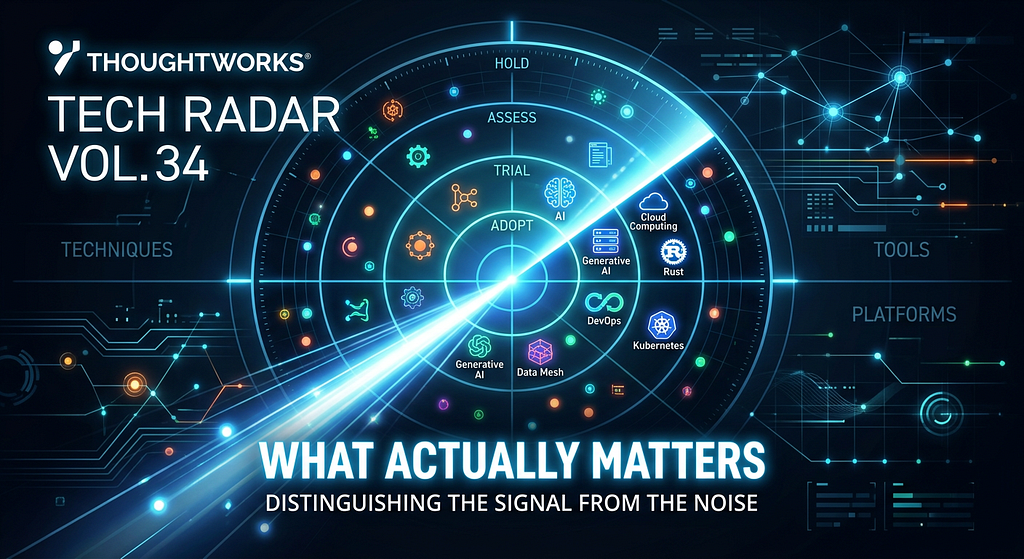 Thoughtworks Tech Radar Vol. 34: What Actually Matters