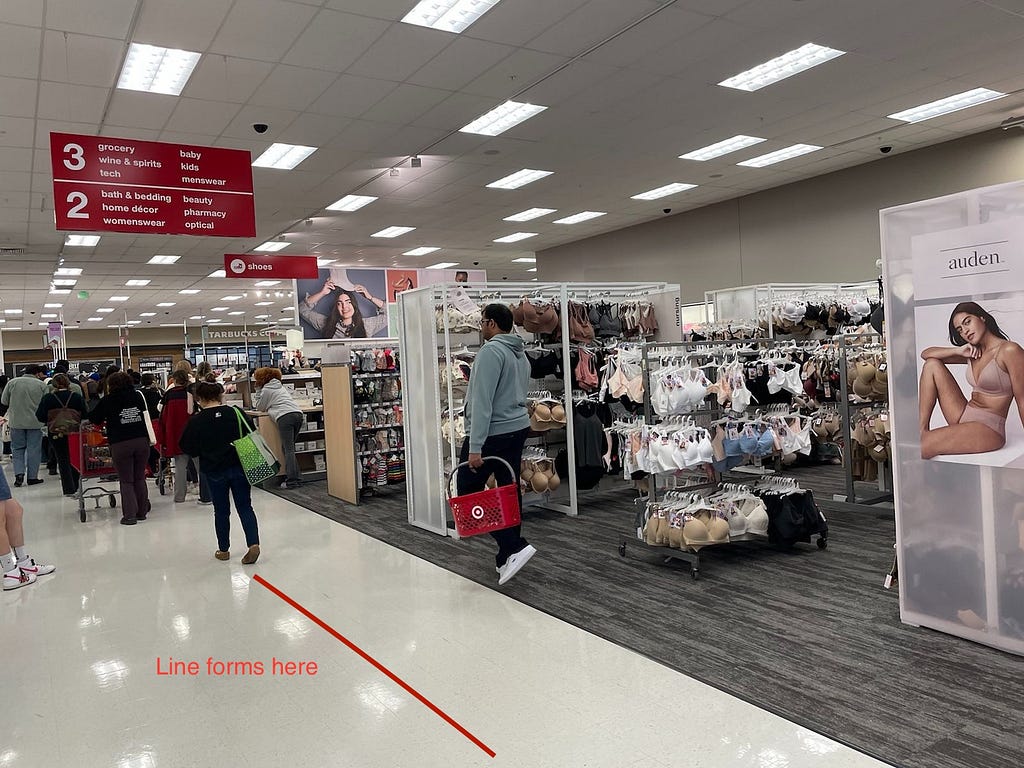 Photo of Target line