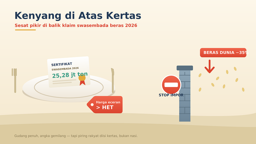 Kenyang di Atas Kertas