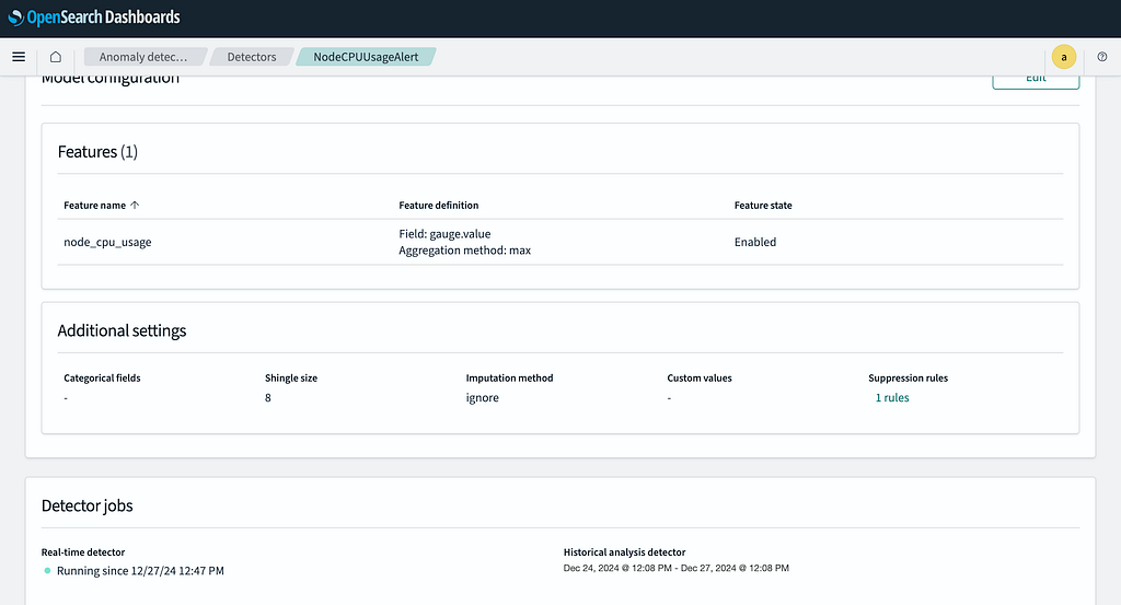 Building a Scalable Anomaly Detection System with OpenSearch — figure