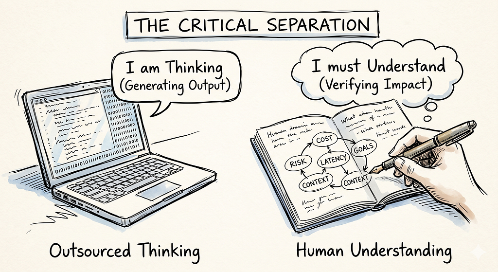 You Can Outsource Thinking…. but Cannot Outsource Understanding.