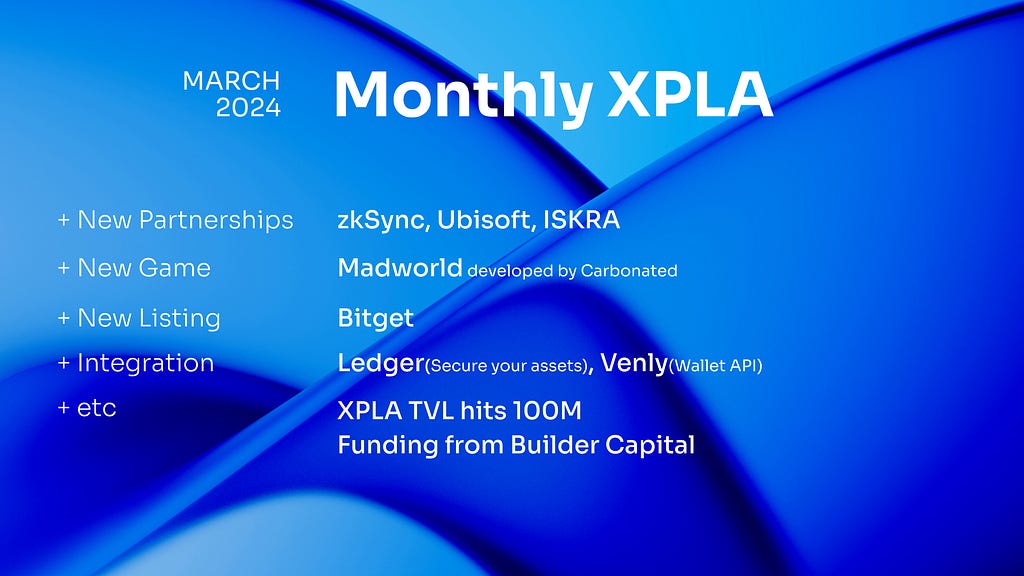 [Recap] Monthly XPLA: March 2024