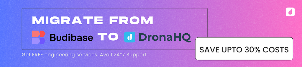 Migrate from Budibase to DronaHQ for free