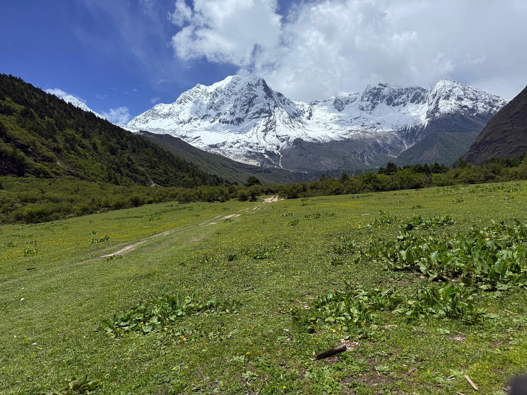 Manaslu circuit trek in the spring season