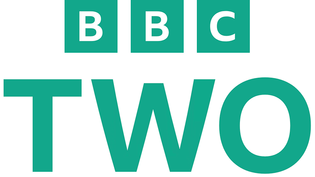The new BBC Two logo using BBC Reith Sans