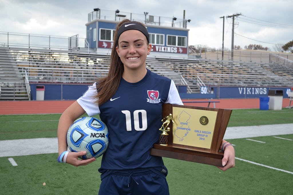 Girls Soccer Player Of The Year Eastern Junior Kelli Mcgroarty The Sun Newspapers