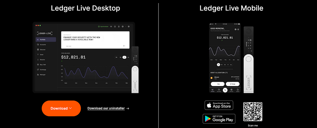 Ledger wallet review. Get ledger live app