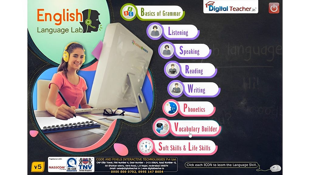 English Digital Language Lab service provider